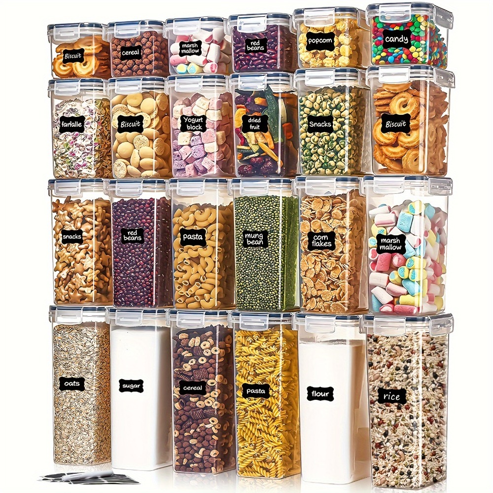 Kitchen Appliances On Sale - 24 Recipientes para Almacenamiento de Alimentos,