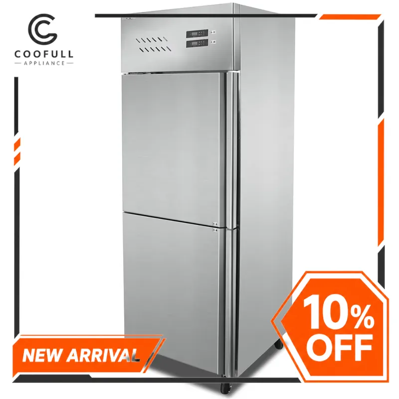 Kitchen Appliances Direct - Refrigerador de Dos Puertas de Acero