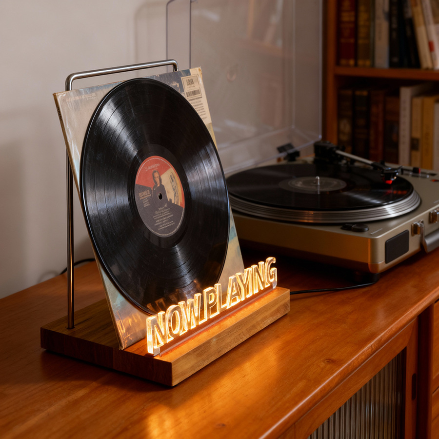 Kitchen Appliances Vintage - Soporte para Discos de Vinilo, Estante
