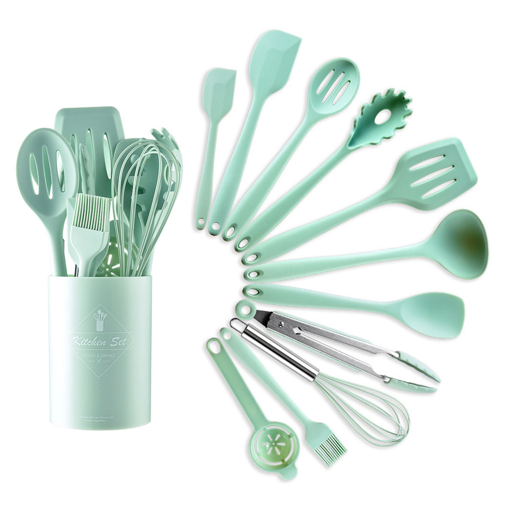 Kitchen Appliances Green - Juego de utensilios de cocina de