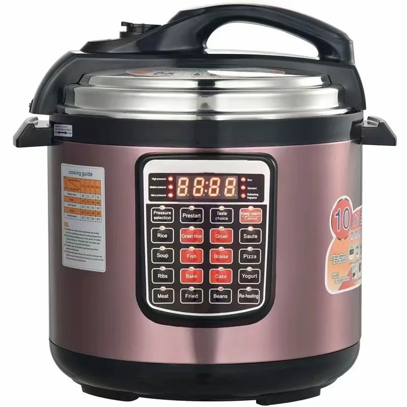 Kitchen Appliances In English - Olla a presión eléctrica táctil multifunción,