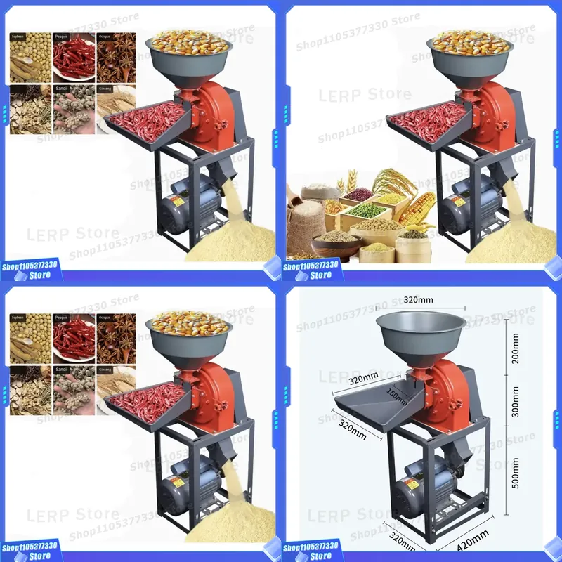 Kitchen Appliances Direct - Molino Eléctrico de Granos, Trituradora de