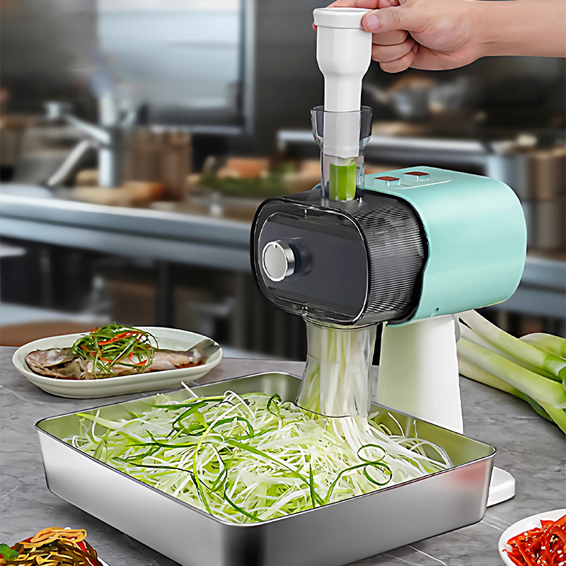 Kitchen Appliances Green - Rebanador eléctrico totalmente automático de cebolla