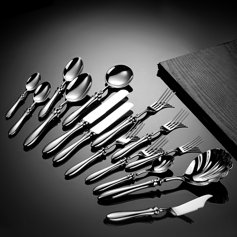 Kitchen Appliances Luxury - Juego de cubiertos de acero inoxidable