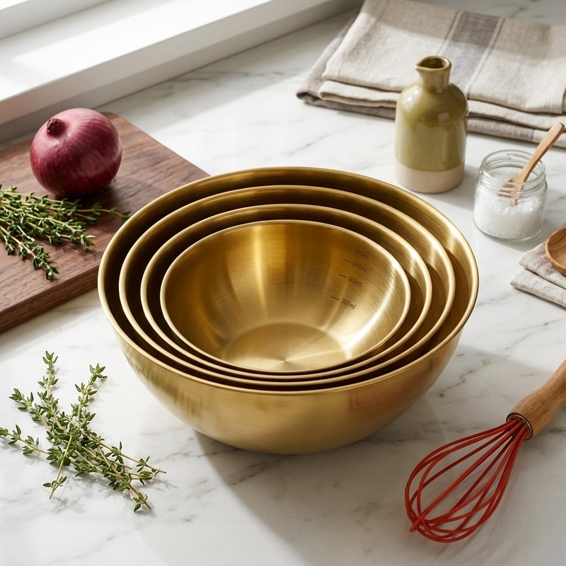 Kitchen Appliances On Sale - Juego de 3 Tazones de Acero