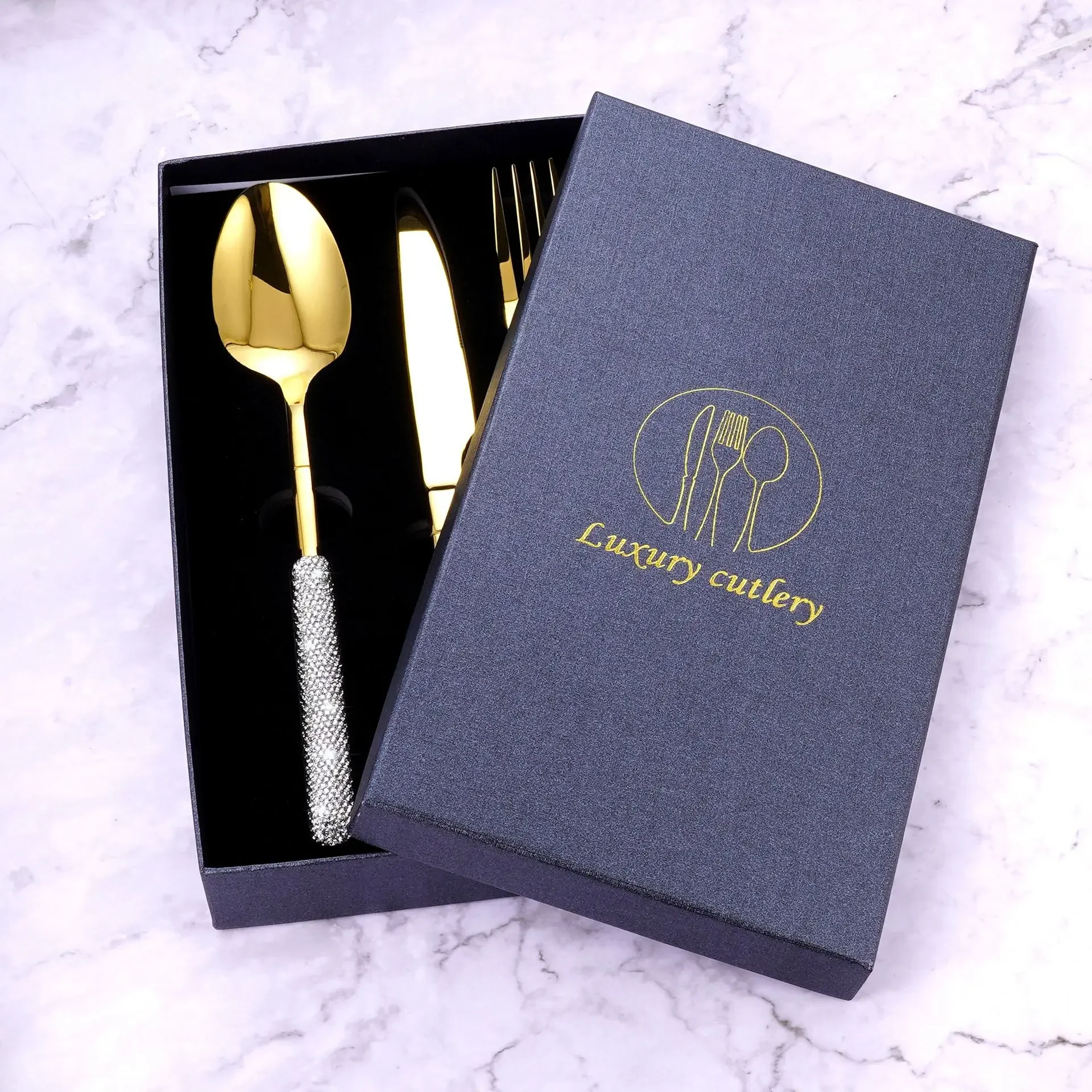 Juego de cucharas, tenedor y c - Kitchen Appliances Luxury reseña y precio