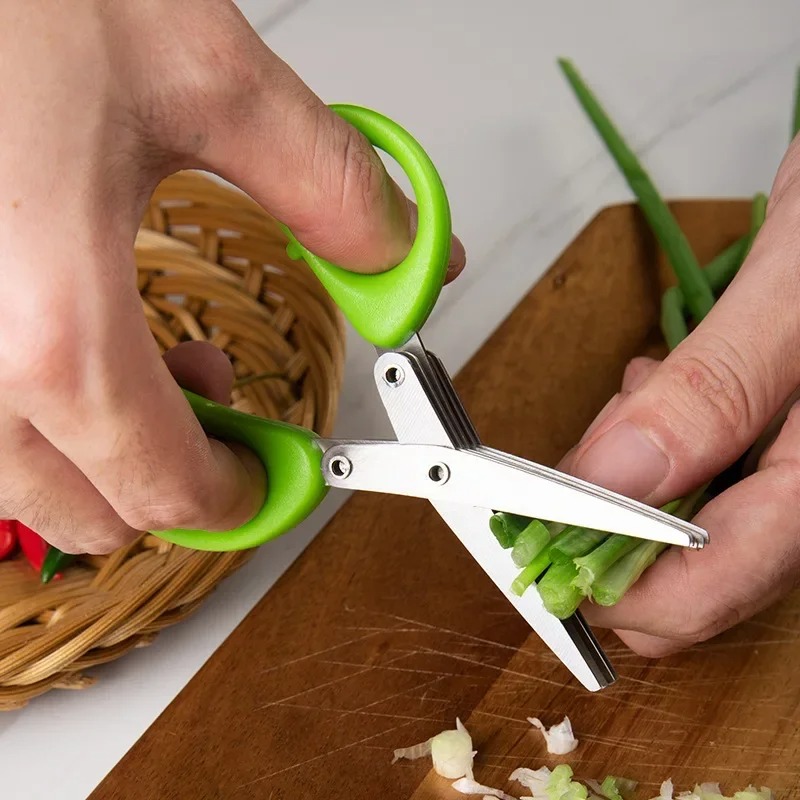 Tijeras de Cocina Multicapa de - Kitchen Appliances Green reseña y precio