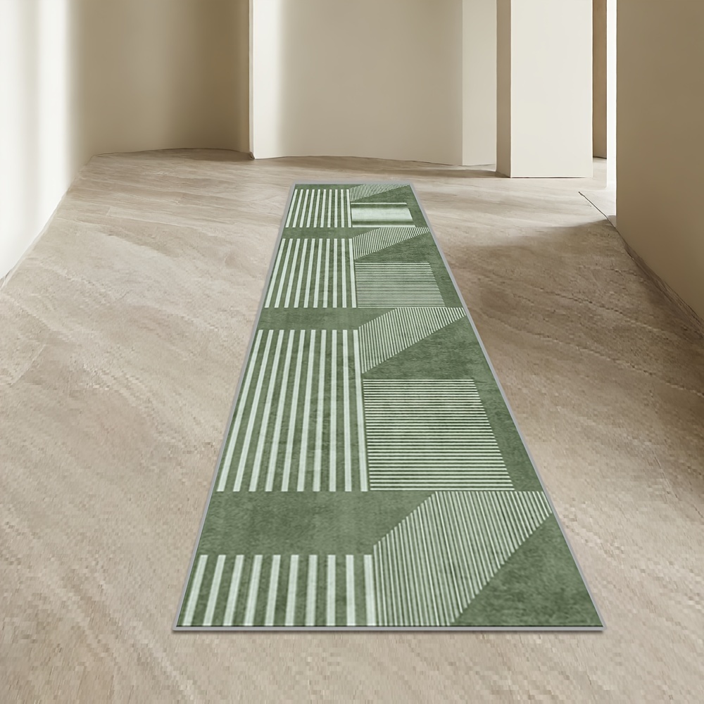 VIKAMA-alfombra verde a rayas  - Kitchen Appliances Green reseña y precio