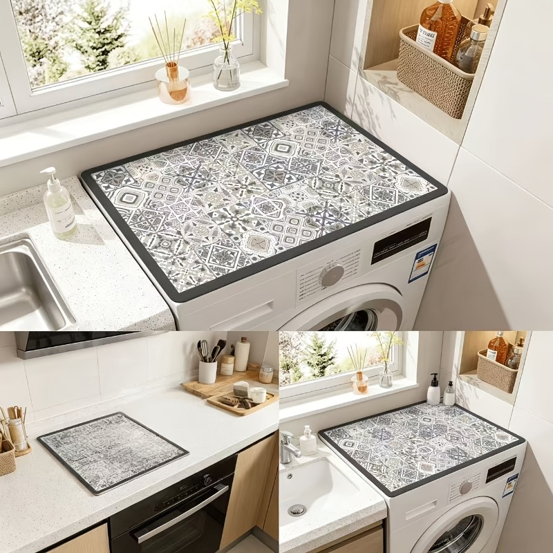 Funda para Lavadora con Diseño - Kitchen Appliances Vintage reseña y precio