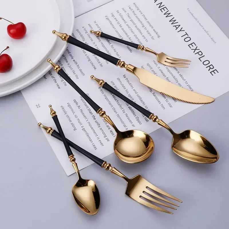Juego de vajilla de oro occide - Kitchen Appliances Luxury reseña y precio