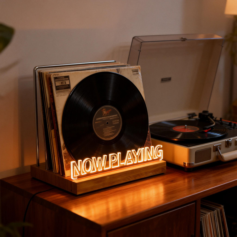 Soporte para Discos de Vinilo, - Kitchen Appliances Vintage reseña y precio