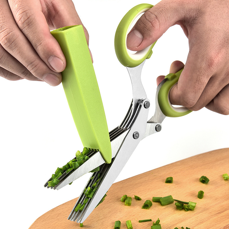 Tijeras multicapa de acero ino - Kitchen Appliances Green reseña y precio