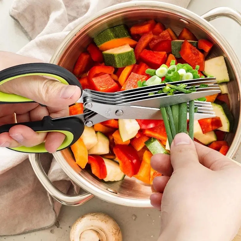 Tijeras multicapa de acero ino - Kitchen Appliances Green reseña y precio