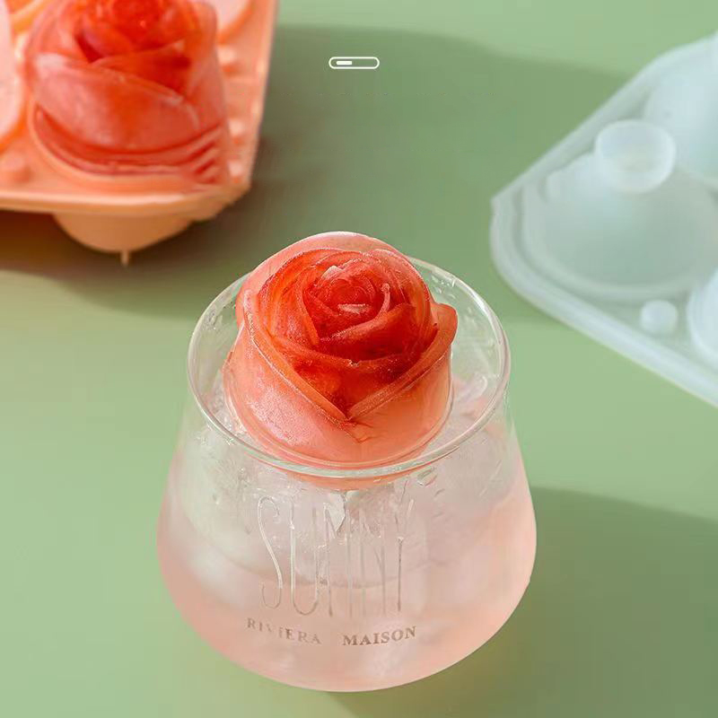Moldes de hielo de rosas 3D, b - Kitchen Appliances On Sale reseña y precio