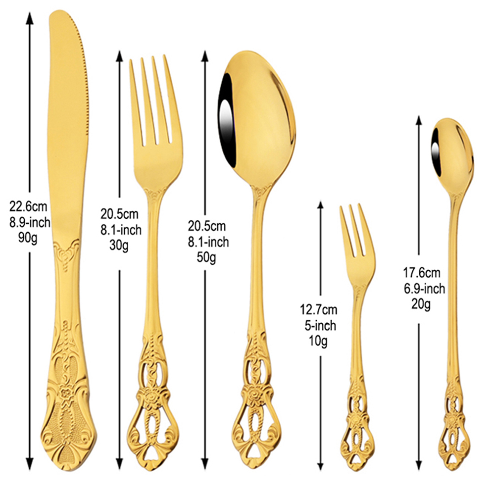 Juego de vajilla de lujo dorad - Kitchen Appliances Luxury reseña y precio