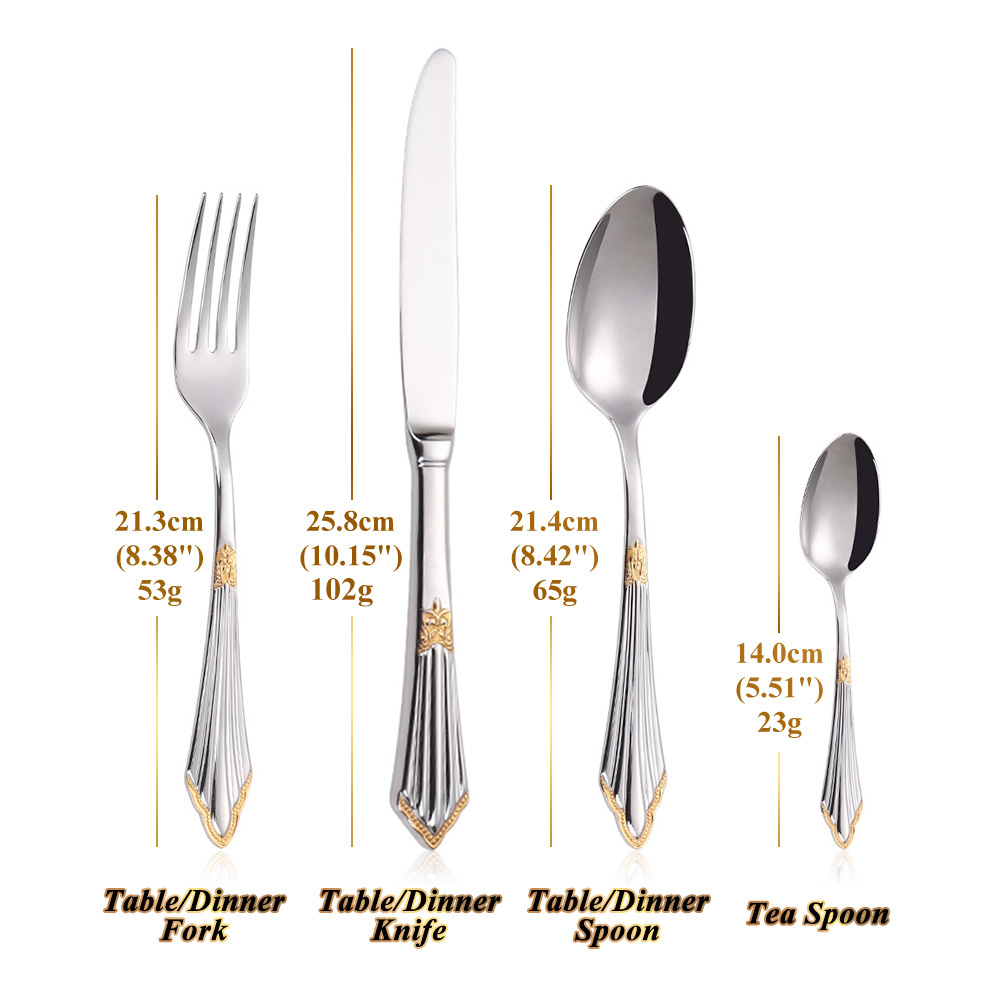 Cubiertos de lujo chapados en  - Kitchen Appliances Luxury reseña y precio