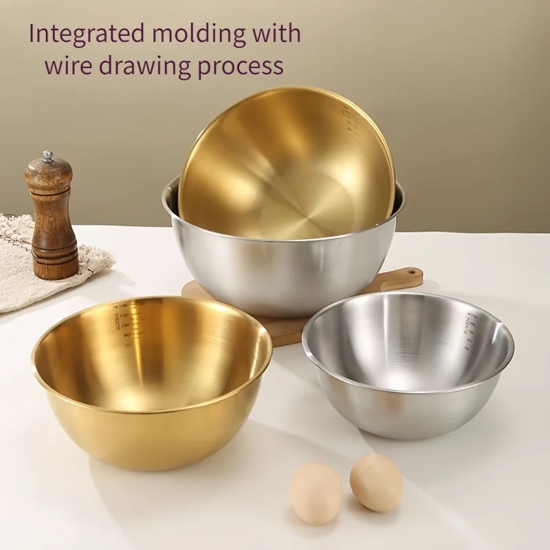 Juego de 3 Tazones de Acero In - Kitchen Appliances On Sale reseña y precio